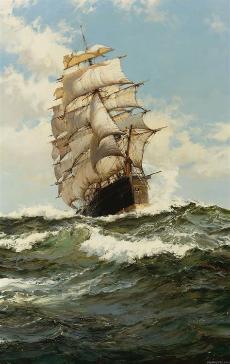 montague dawson sailing ships ship paintings sailing