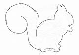 Squirrel Coloringpage sketch template