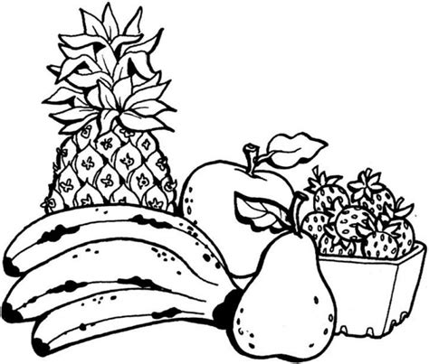 printable fruit coloring pages everfreecoloringcom