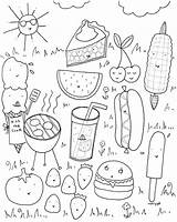 Food Coloring Pages Groups Getdrawings Clipart sketch template
