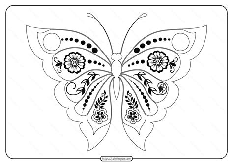 printable butterfly  coloring pages