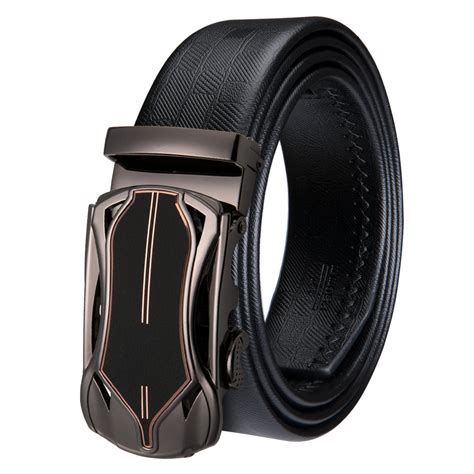 brand designer mens belts luxury black leather belt  men formal