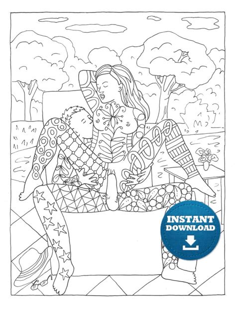 instant download sex positions coloring page naughty adult
