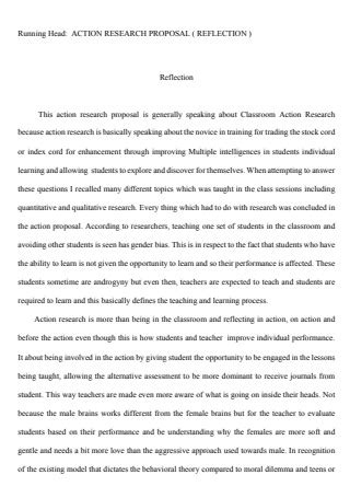 sample action research proposal   ms word