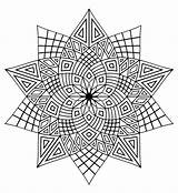Coloring Mandala Mystical Relaxation Mandalas Appreciable Allow Moment Form Very Star Will Pages Adult sketch template