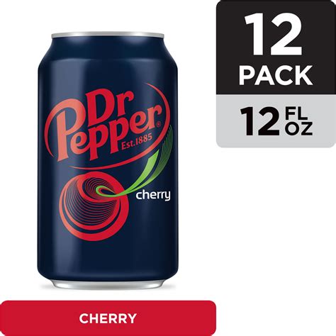 dr pepper cherry soda  fl oz cans  pack walmartcom