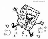 Spongebob Coloring Pages Squarepants Color Cartoon Printable Sheets Characters Kids Print Back Ripped Pants sketch template