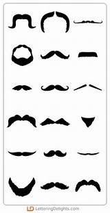 Mustache Pencil Clipart Thin Clip Cliparts Library sketch template