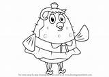 Puff Mrs Spongebob Draw Drawing Squarepants Coloring Drawings Pages Step Drawingtutorials101 Getdrawings Steps Learn Choose Board sketch template