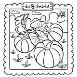Pumpkin Coloring Patch Pages sketch template