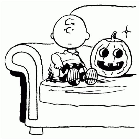 charlie brown great pumpkin coloring pages coloring home