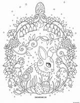 Lapin Paques Coloriage Mandala Adulte Edwina Namee Ostern Rabbit Mindful Erwachsene Sheets Malvorlagen Mandalas Animaux Colorier Adult Doodle Tableau Freeworksheets sketch template