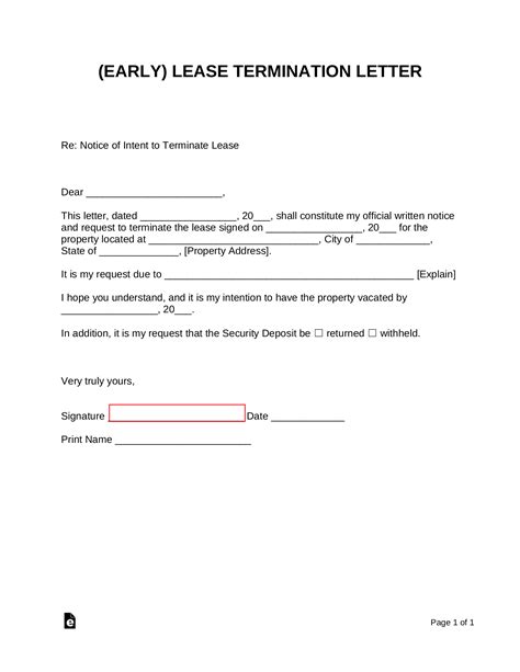 letter  landlord  terminate lease collection letter template