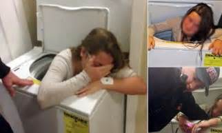 girl stuck in washing machine for 90 minutes while playing hide and