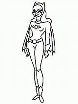Batgirl Coloring Pages Superheroes Printable Drawing Drawings sketch template