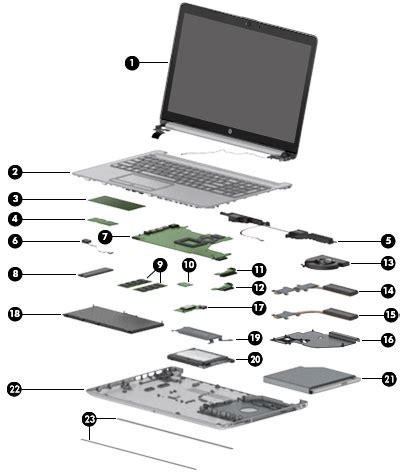 hp  db laptop pc illustrated parts hp customer support