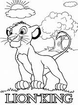 Lion King Coloring Simba Pages Disney Printable Kids Nala sketch template