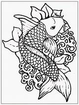 Coloring Adult Pages Fish Realisticcoloringpages sketch template
