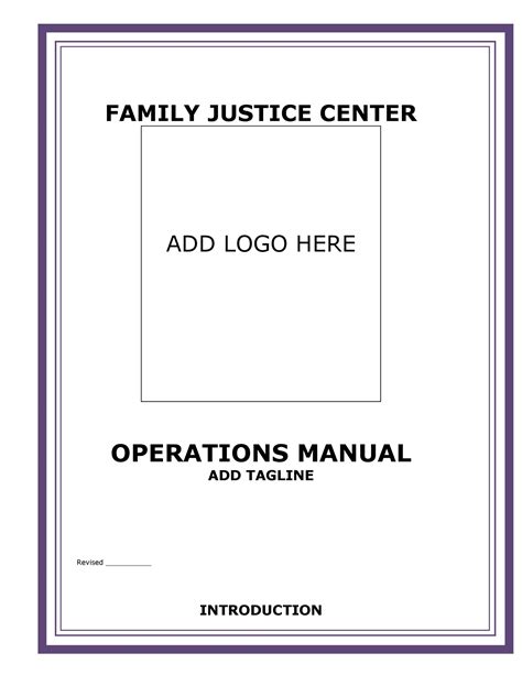 instruction manual templates operation user manual
