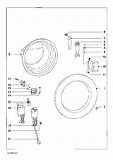 Miele W842 Exploded sketch template