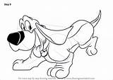 Mouse Detective Great Toby Draw Drawing Step Tutorials Hound Basset Drawingtutorials101 sketch template