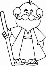 Abraham Visitors Clipartmag Wecoloringpage sketch template