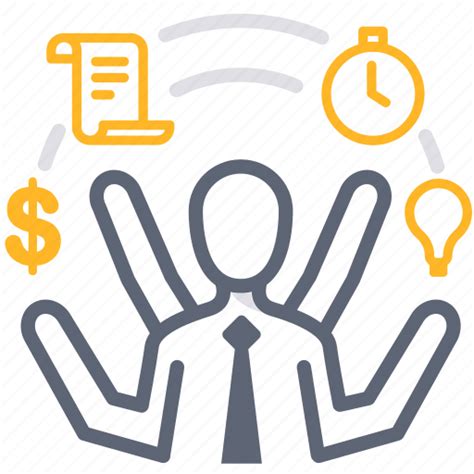 business effectiveness management manager multi tasks icon icon