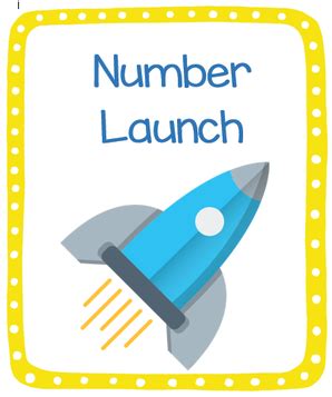 number launch elementary math