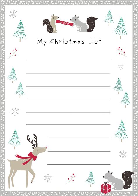 extra special christmas list letter  postage label