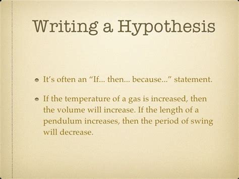 writing  hypothesis original content