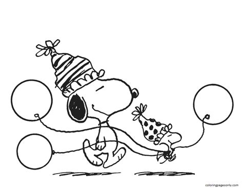 snoopy  woodstock coloring pages  printable coloring pages