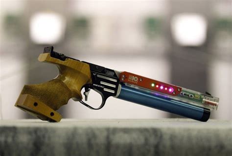 laser gun   replace air guns   london  olympics rifles pesca