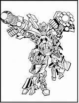 Coloring Ironhide Transformer Kids Robot Transformers Pages Colouring Drawing Visit Printable Kid sketch template
