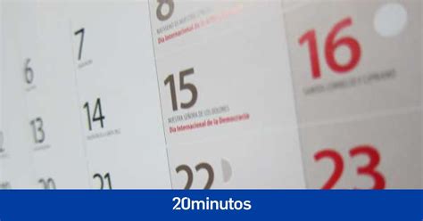 la comunidad aprueba el calendario de festivos