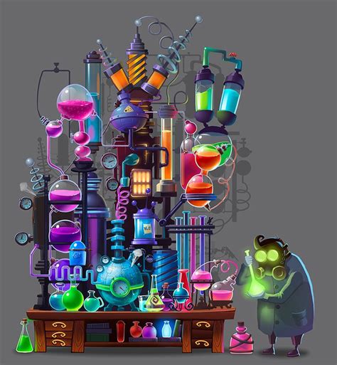 Alchemical Laboratory On Behance Labs Art Science Art Environment