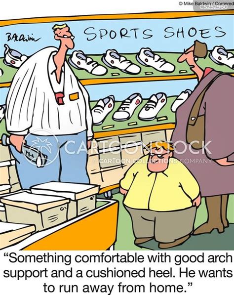 Running Shoes Cartoons And Comics Funny Pictures From Cartoonstock