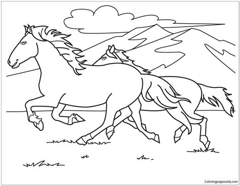 top horse coloring pages horse coloring pages coloring pages  kids  adults