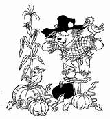 Coloring Pages Thanksgiving Fall Pooh Disney Halloween Printable Winnie Autumn Sheets Adult Scarecrow Color Print Printables Kids Book Cornfield Doodles sketch template