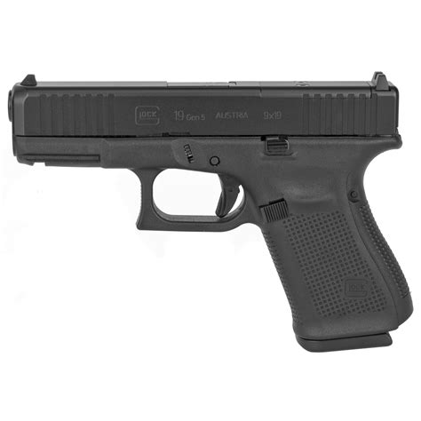Glock 19 Gen 5 Mos Compact 9mm 4 02 Barrel 10 Round 3 Mags Flared Mag