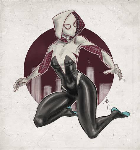 Gwen Stacy As Spider Woman By Linxo On Deviantart