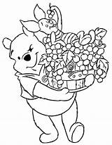 Coloring Pooh Piglet Winnie Pages Grapes Valentines Popular Carrying Coloringhome Comments sketch template