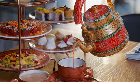 high chai  exotic twist  high tea   cinnamon club dubai