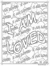 Coloring Pages Printable Core Adult Positive Beliefs Sold Etsy Affirmations Belief Colouring sketch template