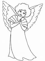 Coloring Angels Pages Bible Angel18 sketch template