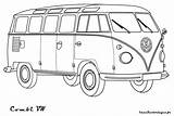 Vw Combi Van Coloring Volkswagen Colouring Bus Pages Google Drawing Search Clip Para Kombi Colorir Car Printable Mini Vans Desenhos sketch template