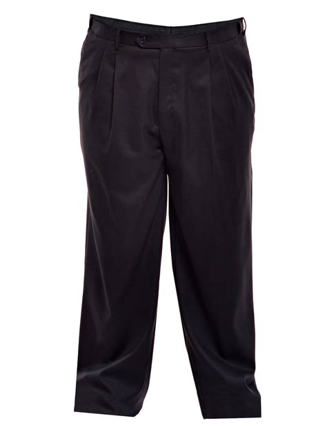 black straight man formal slack pants in black woven bottom
