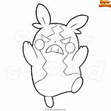 Morpeko Pokemon Supercolored Dibujo Ausmalbilder Krabby Voraz Neuinterpretation Charaktere sketch template