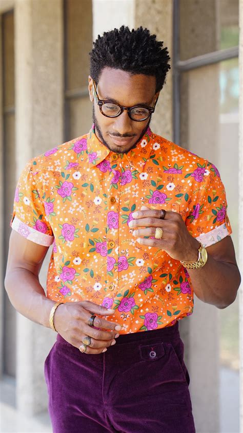 diy floral button up shirt norris danta ford