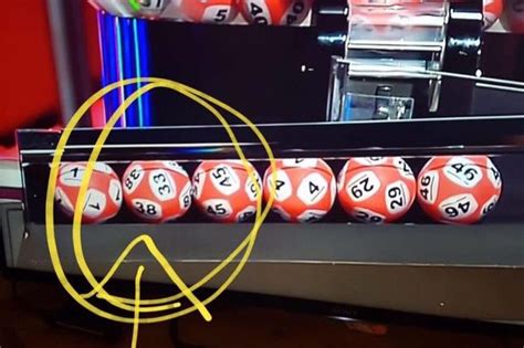 national lottery explain   winning ball appeared