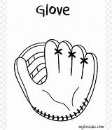 Baseball Glove Clipart Coloring Pages Clip Mit Drawing Mitt Cliparts Bats Book Obj Template Easy Cartoon Color Nfl Sketch Printable sketch template